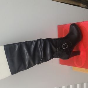 Style & Co Rudyy Black Mid Calf Boots